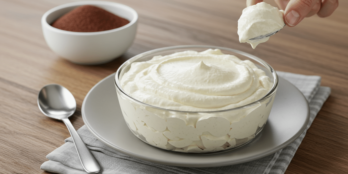 Recette de mascarpone sans lactose maison