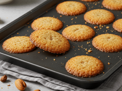 Recette de tuiles aux amandes sans gluten