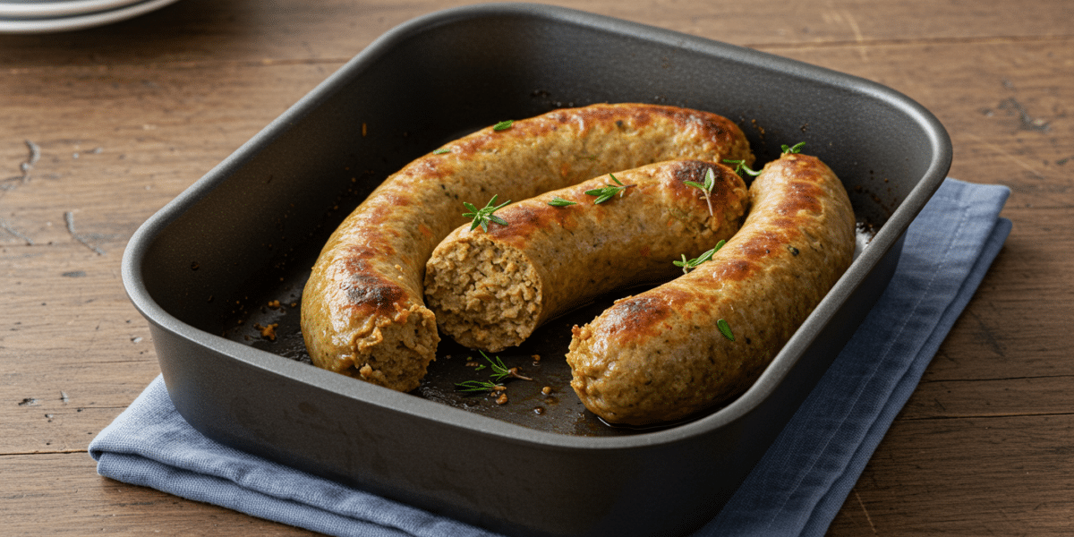 Saucisse Vegan Sans Gluten Maison