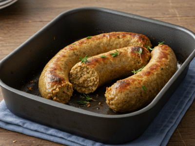 Saucisse Vegan Sans Gluten Maison