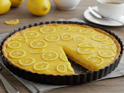 Tarte au citron sans gluten