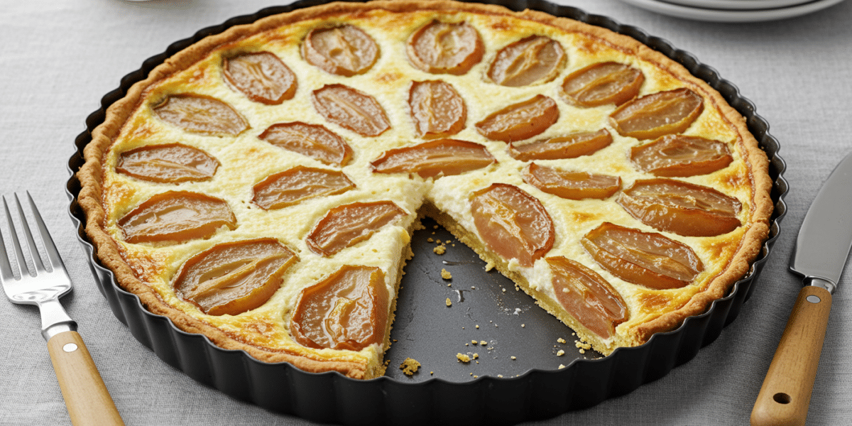 Tarte aux poireaux sans lactose