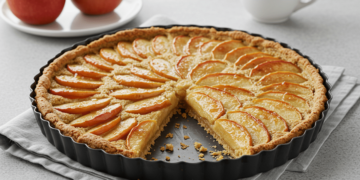 Tarte aux pommes sans gluten et sans lactose