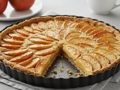 Tarte aux pommes sans gluten et sans lactose