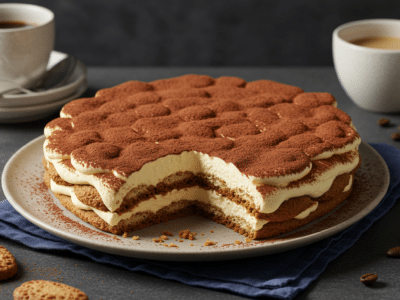 Tiramisu sans gluten et sans lactose