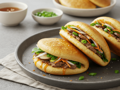 Banh Bao sans gluten : Brioches vapeur vietnamiennes moelleuses et savoureuses