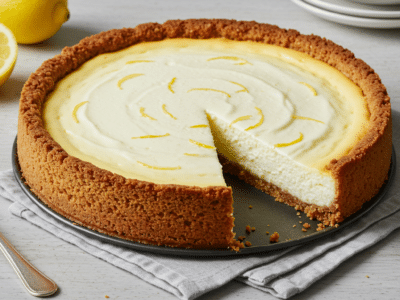 Cheesecake Sans Lactose Crémeux et Léger
