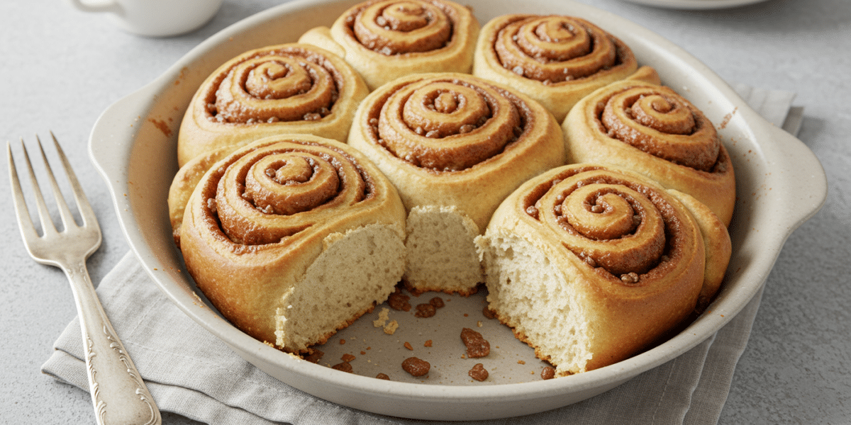 Cinnamon Roll sans gluten moelleux et gourmand