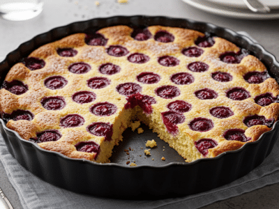 Clafoutis aux cerises sans lactose