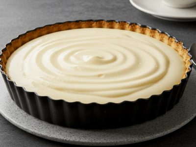 Crème pâtissière sans lactose délicieuse et onctueuse
