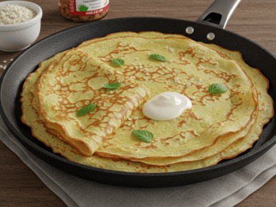 Crêpes de sarrasin sans lactose