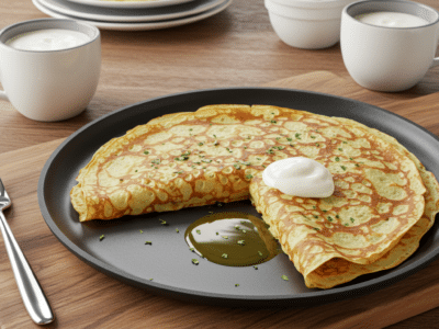 Crêpes sans lait ni œuf, légères et savoureuses