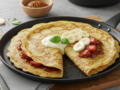 Crêpes vegan sans œuf : recette légère et gourmande