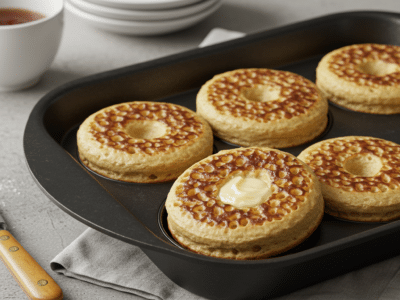 Crumpets sans gluten moelleux et légers