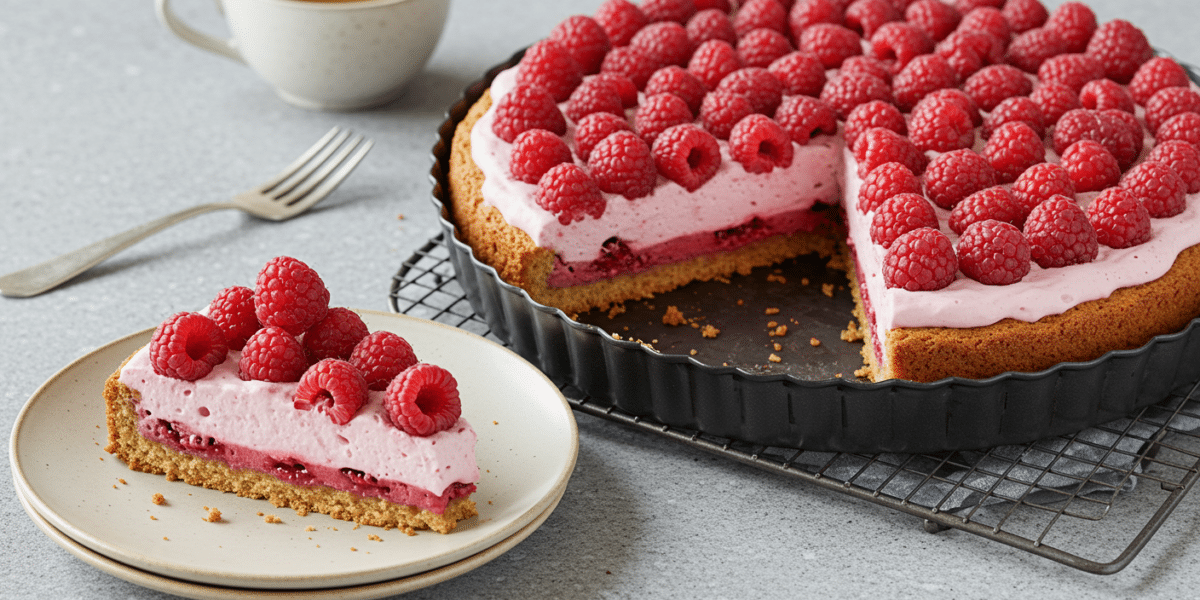 Framboisier sans gluten : Gâteau léger et fruité