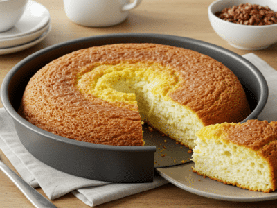 Gâteau au Yaourt Sans Œuf et Sans Beurre