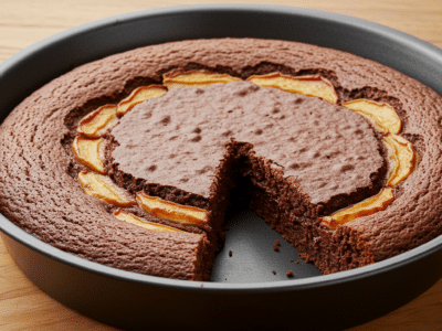 Gâteau au chocolat moelleux sans œuf
