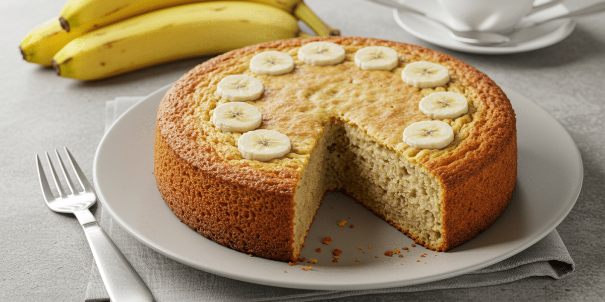 Gâteau moelleux à la banane sans gluten