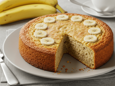 Gâteau moelleux à la banane sans gluten