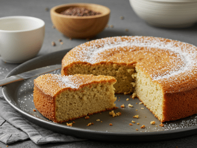 Gâteau moelleux sans œuf et sans lait
