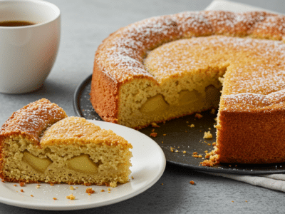 Gâteau moelleux sans œuf et sans levure