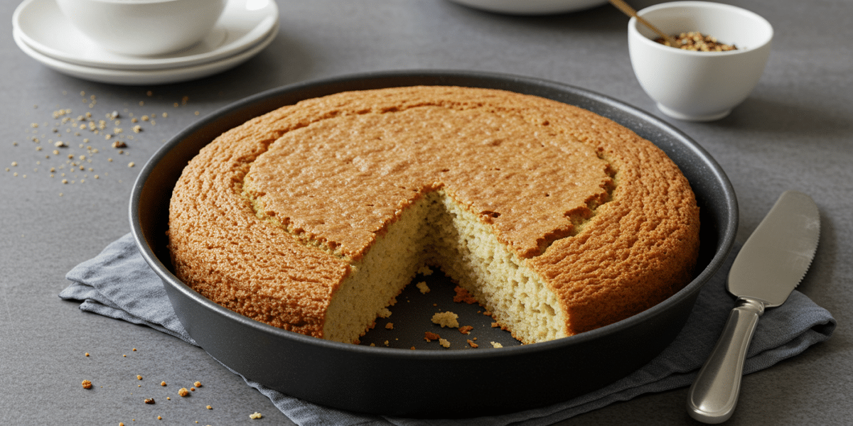 Gâteau moelleux sans œuf ni farine à la farine de noix de coco