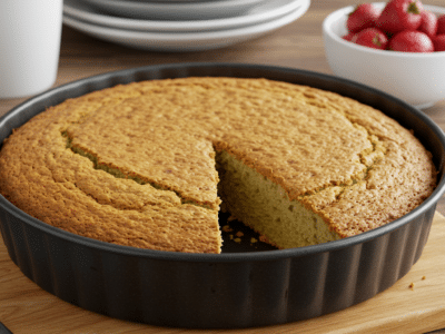 Gâteau moelleux sans œuf ni levure chimique