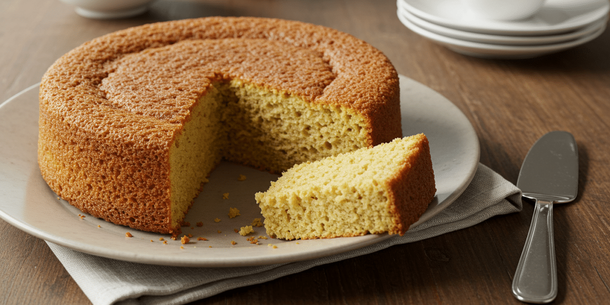 Gâteau moelleux sans beurre et sans œuf