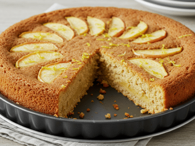 Gâteau moelleux sans farine et sans œuf