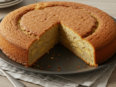 Gâteau moelleux sans lait ni œuf