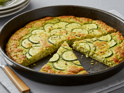 Galette de courgette sans gluten