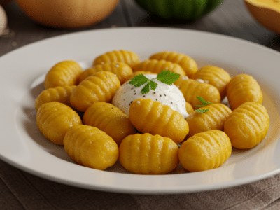 Gnocchi de Butternut Sans Gluten
