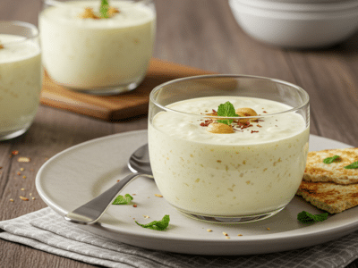 Lassi sans lactose traditionnel à la mangue