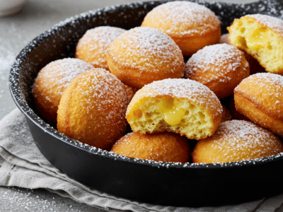 Oreillettes sans gluten : beignets légers et croustillants