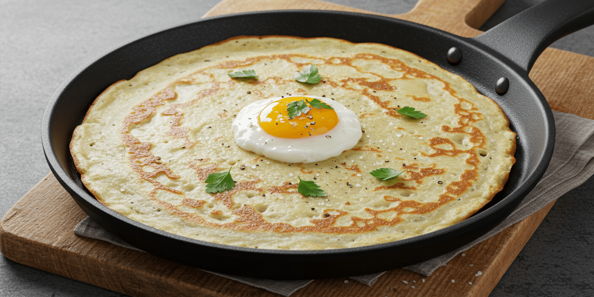 Pâte à crêpe sans œuf légère et savoureuse