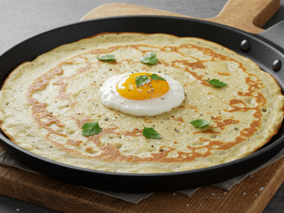 Pâte à crêpe sans œuf légère et savoureuse