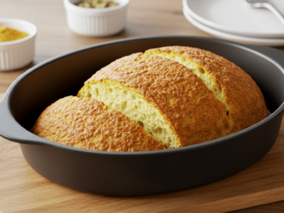 Pain à la poêle sans gluten facile et rapide