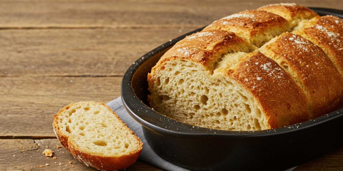 Pain rustique à la farine de châtaigne sans gluten