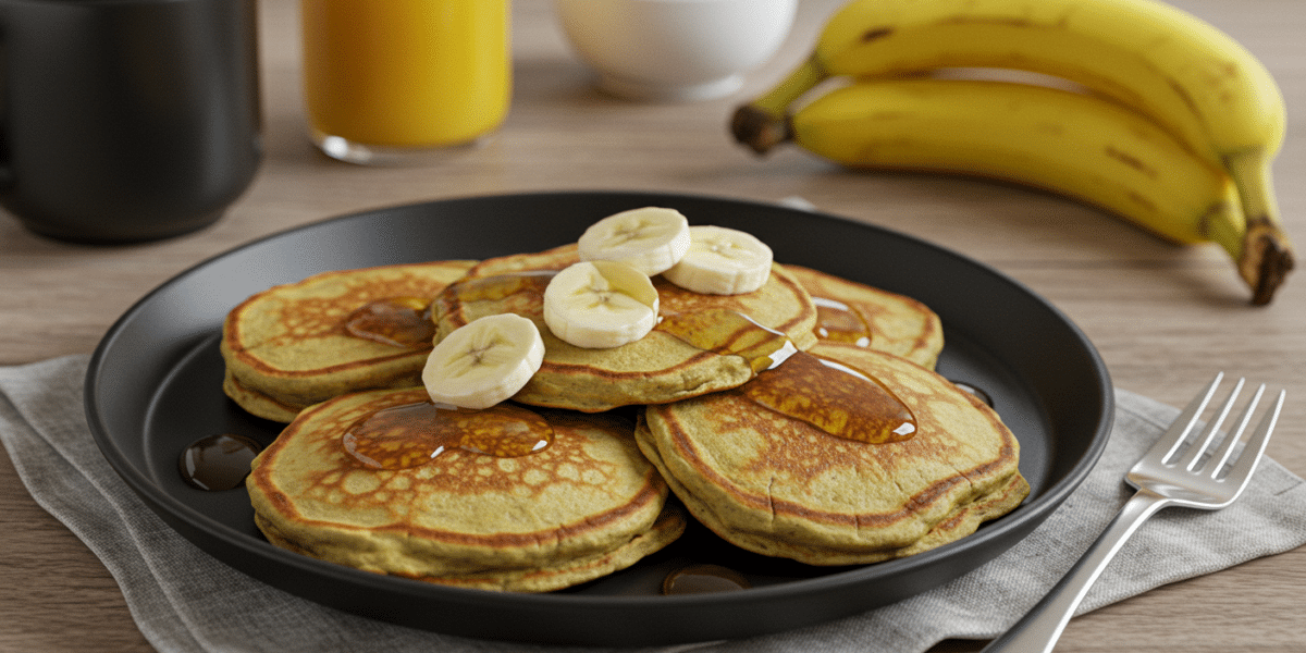 Pancakes à la banane sans œuf