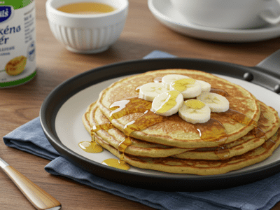 Pancakes moelleux sans œuf et sans lait
