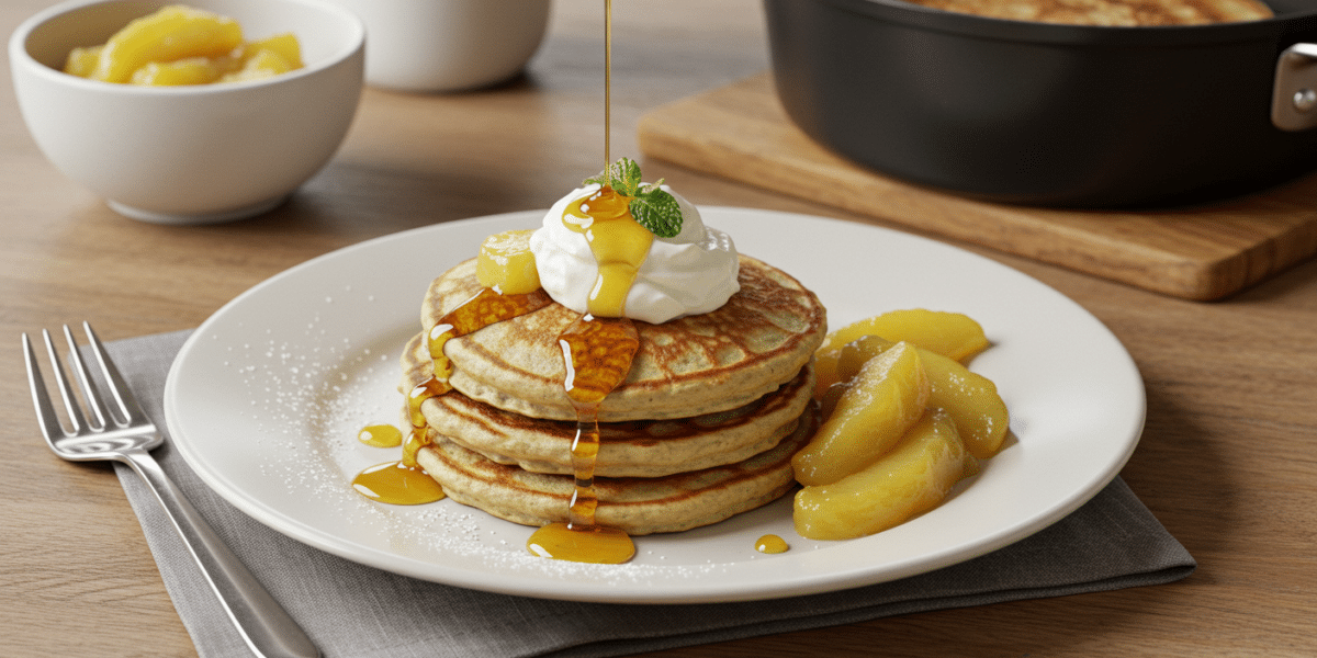 Pancakes sans œuf moelleux et légers