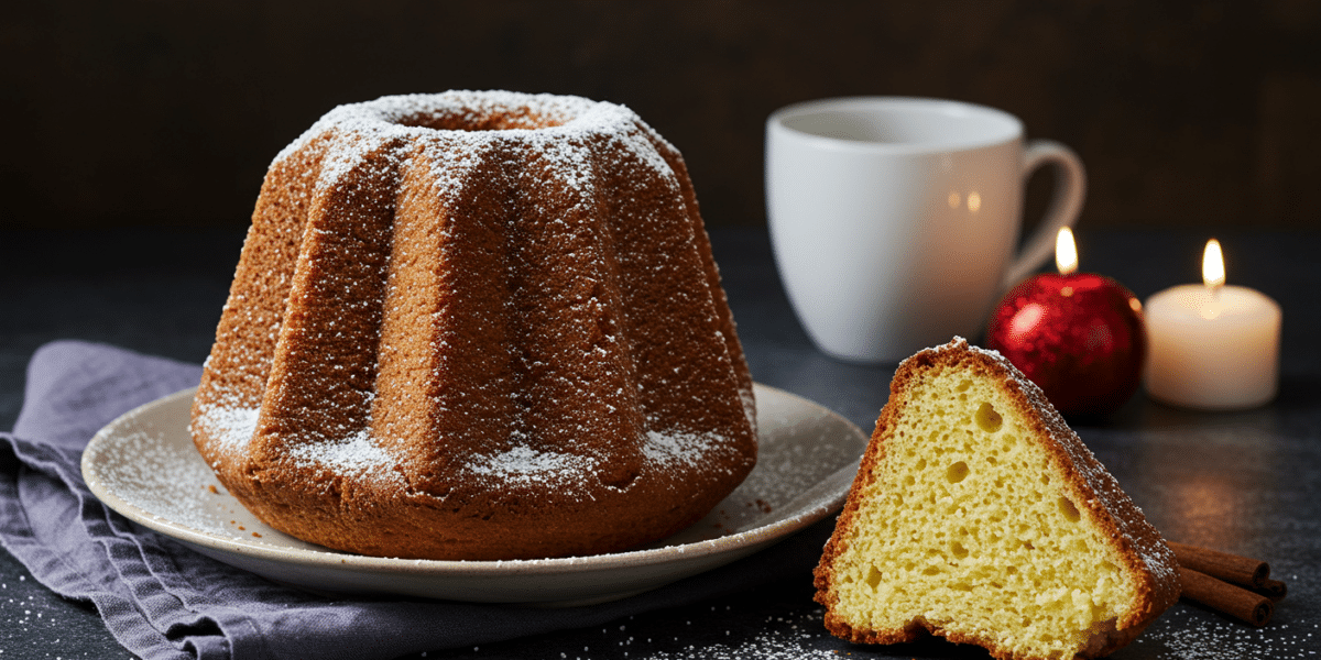 Pandoro sans gluten traditionnel italien