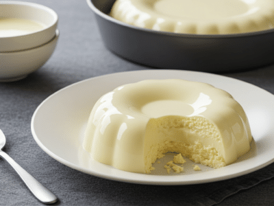 Panna Cotta Sans Lactose à la Vanille