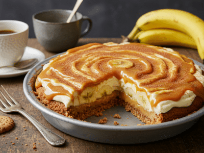 Recette de Banoffee sans lactose : dessert gourmand à la banane et caramel