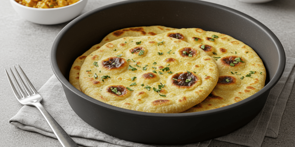 Recette de Naan Sans Lactose, Pain Indien Moelleux