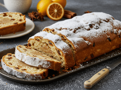 Recette de Stollen Sans Gluten traditionnel allemand