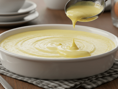 Recette de crème anglaise sans lactose