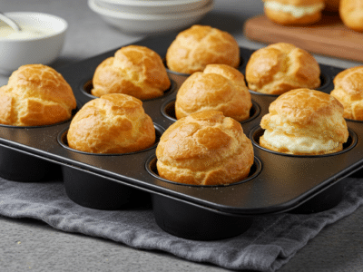 Recette de pâte à choux sans lactose