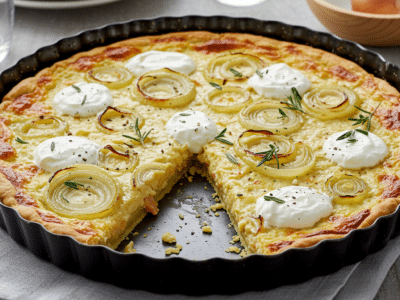Recette de pâte à tarte flambée sans gluten