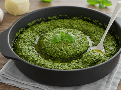 Recette de pesto sans lactose maison